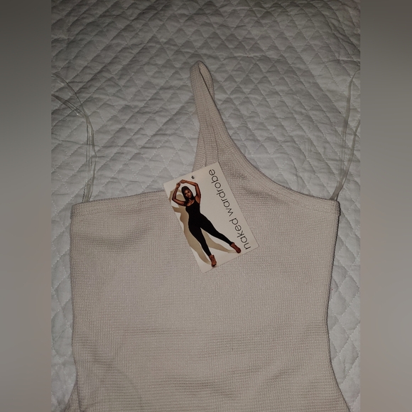 Naked Wardrobe One shoulder bodysuit - Picture 7 of 9